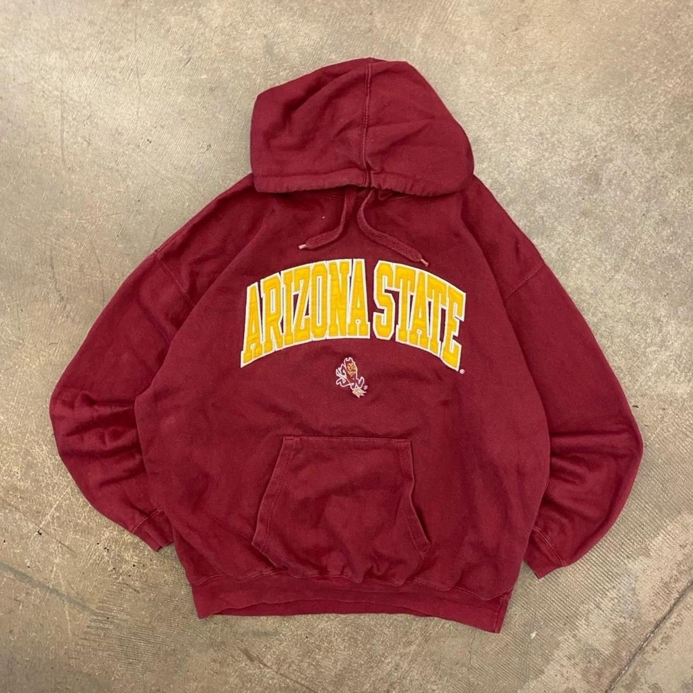 Vintage ASU Arizona State University Sun Devils Sparky 90s Hoodie Size XL